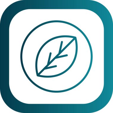 eşsiz yaprak vektör simgesi