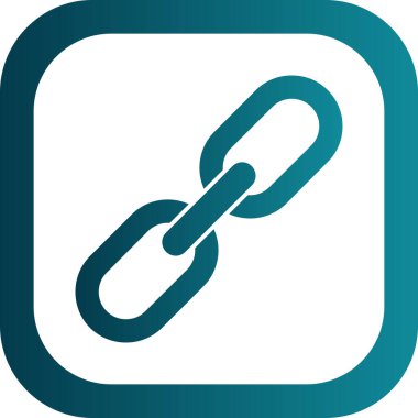 Zincir simgesi, vektör illüstrasyonu