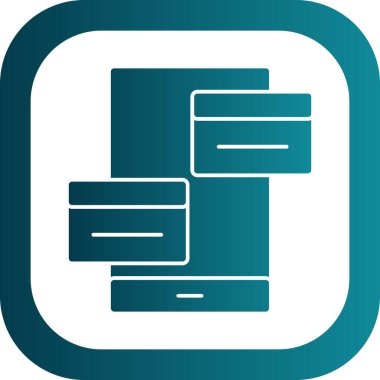 Bir belge simgesinin vektör illüstrasyonu