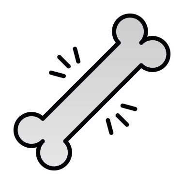 vektör kemik simgesi çizimi 