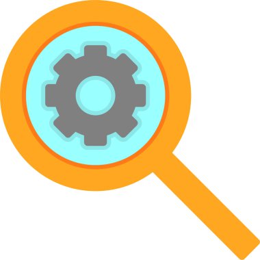 arama motoru optimizasyon simgesi düz biçimli 