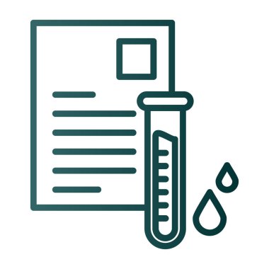 Test tübü vektör tasarımı ile test tüpü