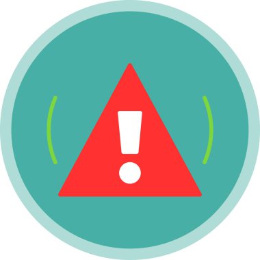 Uyarı işareti, vektör illüstrasyonu 