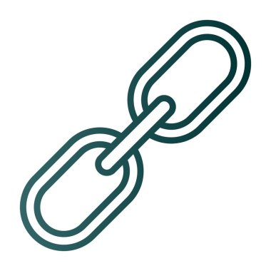 Zincir simgesi, vektör illüstrasyonu