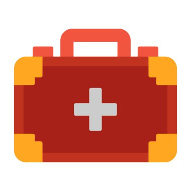 ilk yardım kiti vektör simgesi 