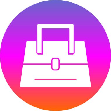 Sırt çantası simge vektör çizim