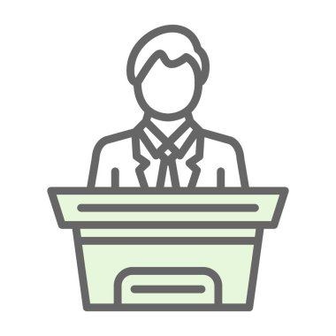 Aday simgesi vektör illüstrasyonu