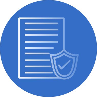 Dosya simgesinin vektör illüstrasyonu