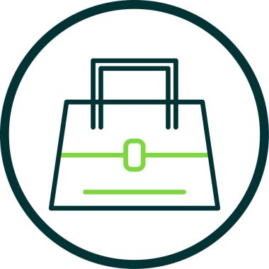 Alışveriş poşeti ikonu. vektör illüstrasyonu