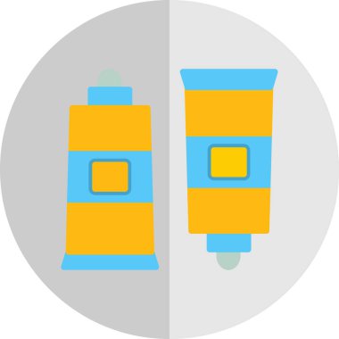 Krem simgesi, vektör illüstrasyonu