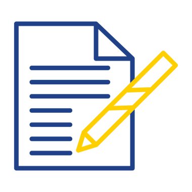 belge simgesi vektör illüstrasyonu