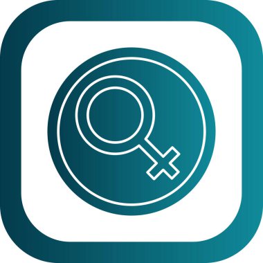 güzel kadın sembolü vektör sembol simgesi