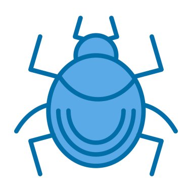 Böcek. Web simgesi basit illüstrasyon