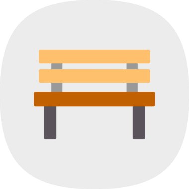 Tezgah düz vektör simgesi