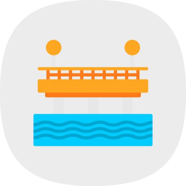 Tekne ile teknenin vektör simgesi