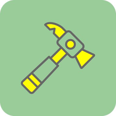 Ters çekiç. Web simgesi basit tasarım 