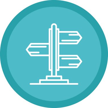 Modern bir simgenin vektör illüstrasyonu