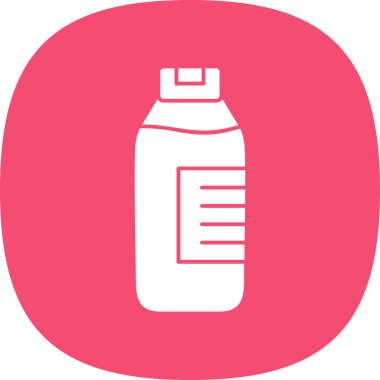 vektör illüstrasyonu, süt ikonu şişesi 