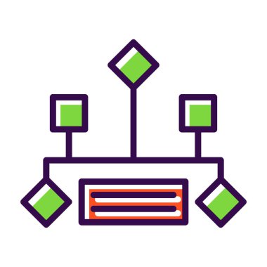 sunucu vektör simgesi