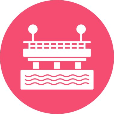 Kek. Web simgesi basit illüstrasyon