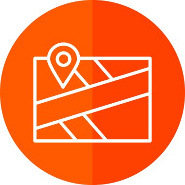 konum pin konum simgesi, vektör arkaplan 