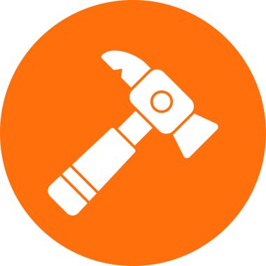 Ters çekiç. Web simgesi basit tasarım 