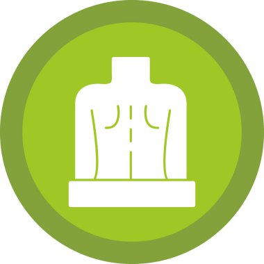 Benzersiz elbise vektör simgesi