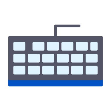 Klavye simgesi vektör illüstrasyonu