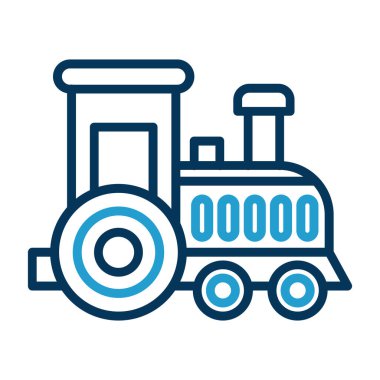 Toy train. web icon simple design
