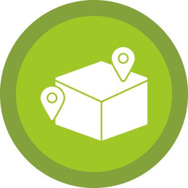 Gri arkaplanda izole edilmiş modayı taşıyan kutu simgesi.