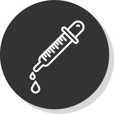 Bırakma simgesi tasarım vektör şablonu