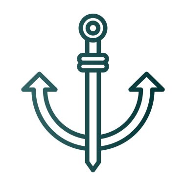 Çapa. Web simgesi basit illüstrasyon 