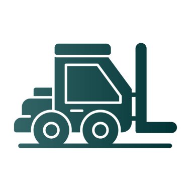 Kişisel ve web kullanımı için kamyon vektör simgesi simgesi vektör çizimi..