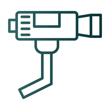 CCTV kamera simgesi, vektör illüstrasyonu