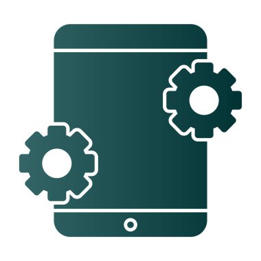 mobil uygulama simgesi, vektör illüstrasyonu basit tasarım