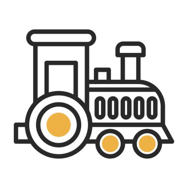 Toy train. web icon simple design
