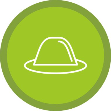 Bir kask simgesinin vektör illüstrasyonu