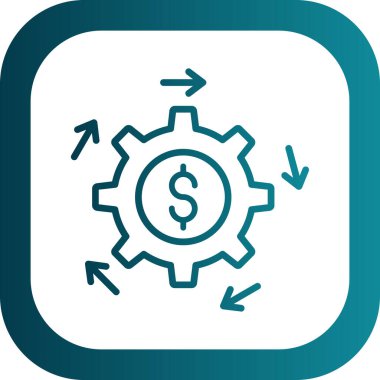 Web ve mobil uygulama tasarımınız için para simgesi, dolar logosu konsepti 