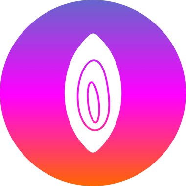 Bir uydunun modern simgesinin vektör çizimi