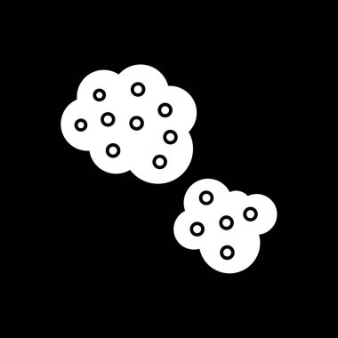 Bulut simgesi vektör illüstrasyonu