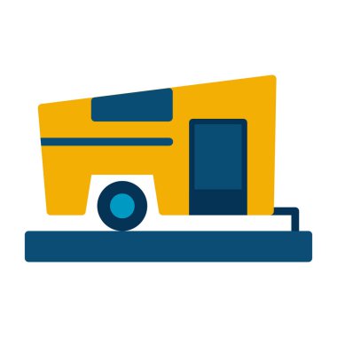 kamyon taşıma simgesi vektörü