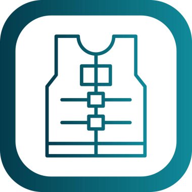 yelek simgesi, vektör biçimi