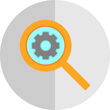 arama motoru optimizasyon simgesi düz biçimli 