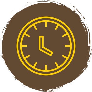 zaman, saat vektör simgesi, illüstrasyon 