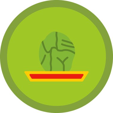 Yemek. Web simgesi basit illüstrasyon