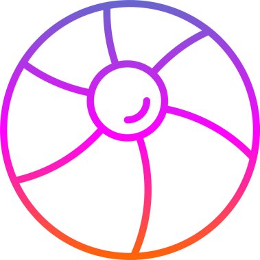 Güneş. Web simgesi basit illüstrasyon