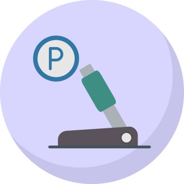park simgesi vektör illüstrasyonu