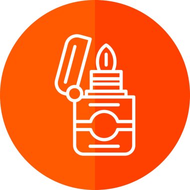 Daha hafif simgenin vektör illüstrasyonu 