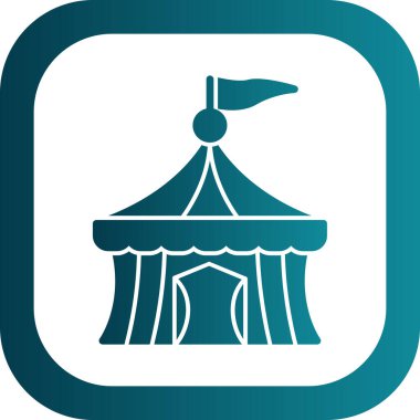 Sirk çizgisi vektör simgesi