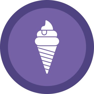 dondurma ikonu vektör illüstrasyonu